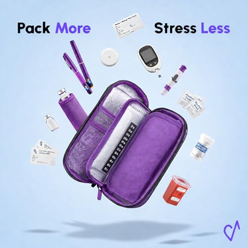 CareVego Neo Insulin Cooler Case (Purple) - view 6