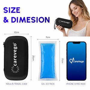 CareVego Orbit Insulin Cooler Travel Case - 2+2 Ice Packs view 4