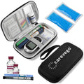 CareVego Orbit Insulin Cooler Travel Case - 2 Ice Packs