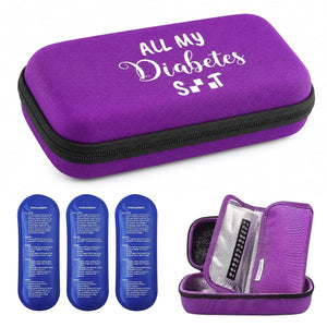 CareVego Neo Insulin Cooler Case (Purple)