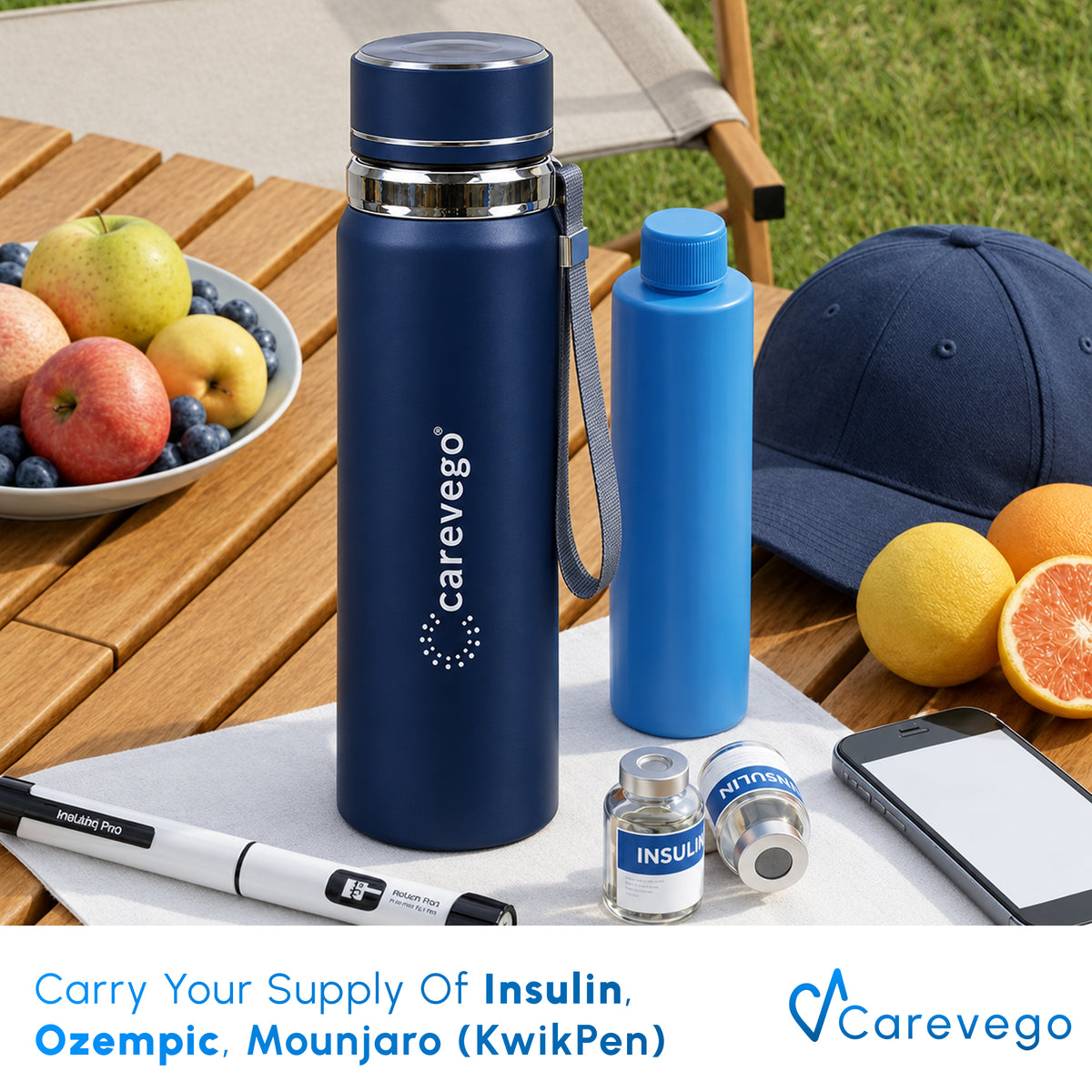 CareVego Atlas Insulin Cooler Case