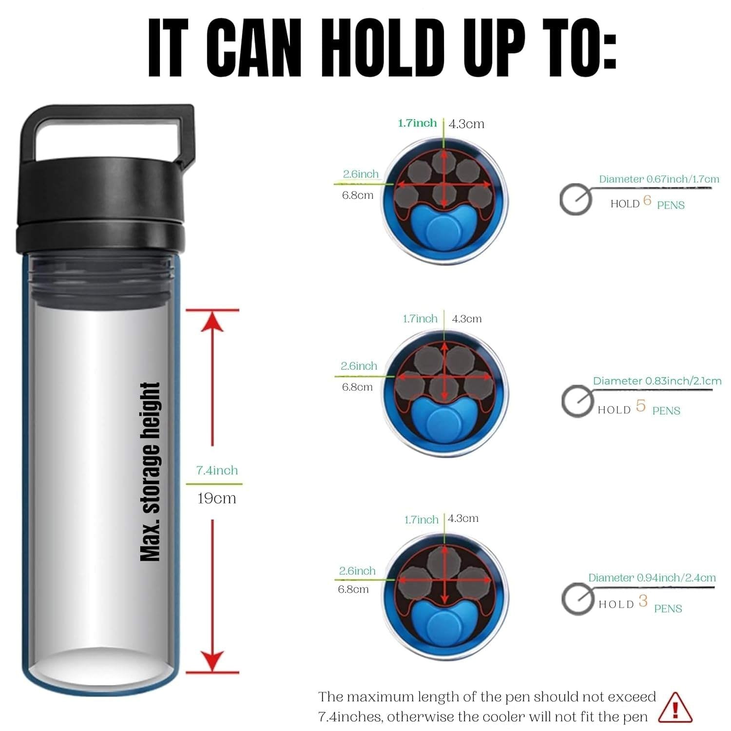 CareVego Jumbo High-Capacity Insulin Cooler — image 5
